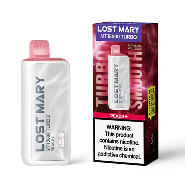 Lost Mary MT15000 Turbo Disposable peach plus with packaging