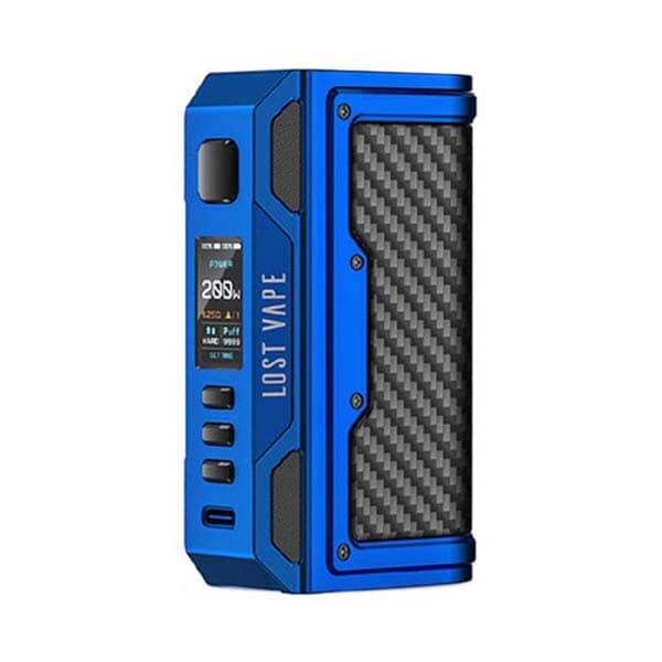 Lost Vape Thelema Quest 200W Mod Matte Blue/Carbon Fiber