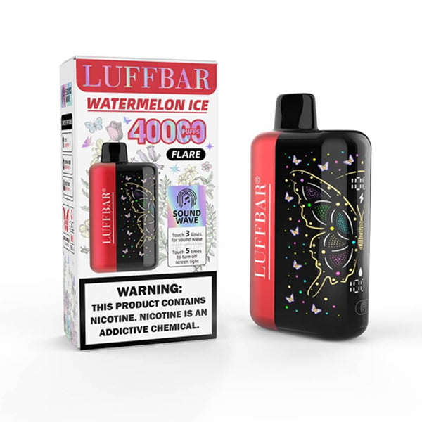 Luffbar Flare 40K Disposable watermelon ice with packaging