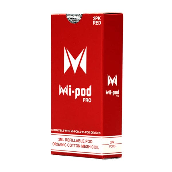 Mi-Pod Pro Replacement Pods 2mL | 2-Pack - Red packaging