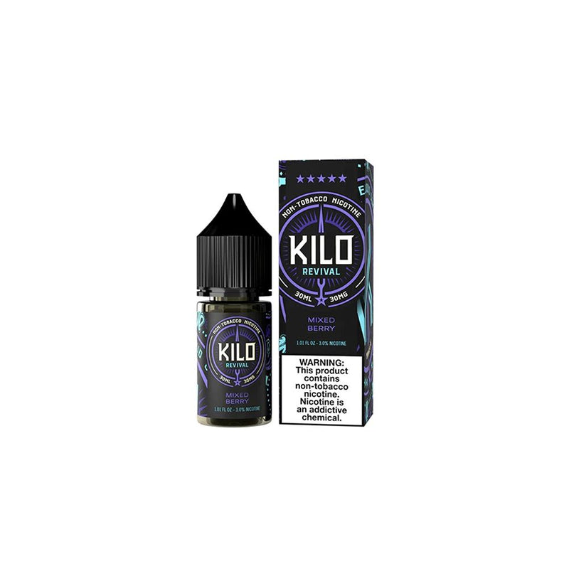 Mixed Berries by Kilo Revival Synthetic Salt 30ml with Packaging
