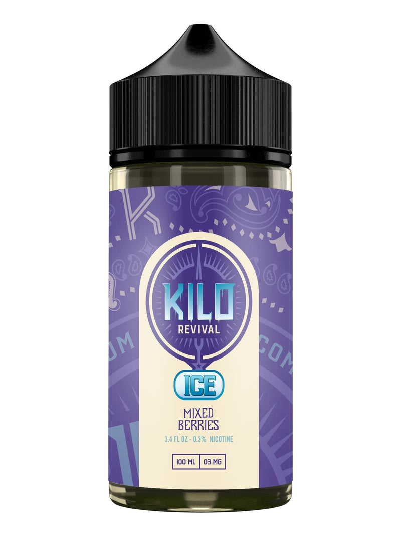  Mixed Berries Ice by Kilo Revival Tobacco-Free Nicotine Series | 100mL Bottle
