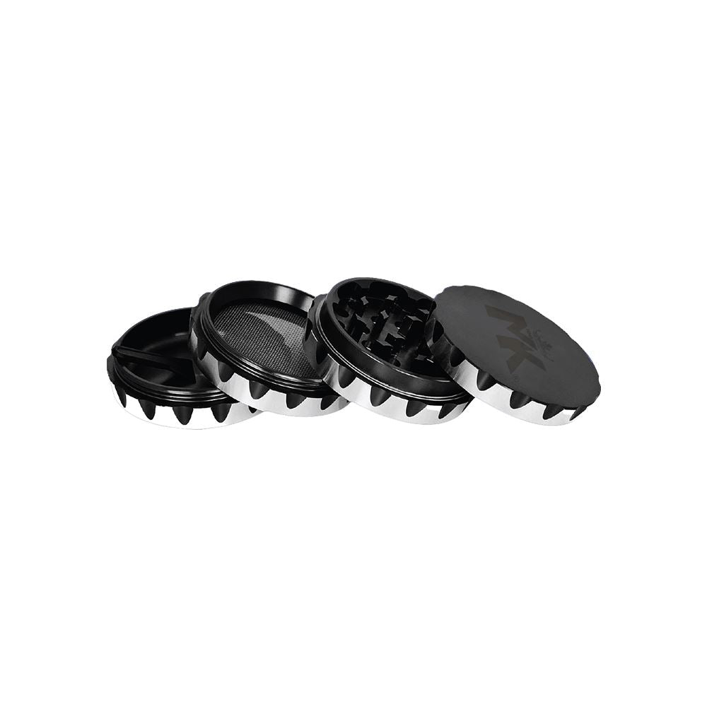 MKGlass MKGR4 Blade 4 Part Premium Grinder Display (6pc Display) Black