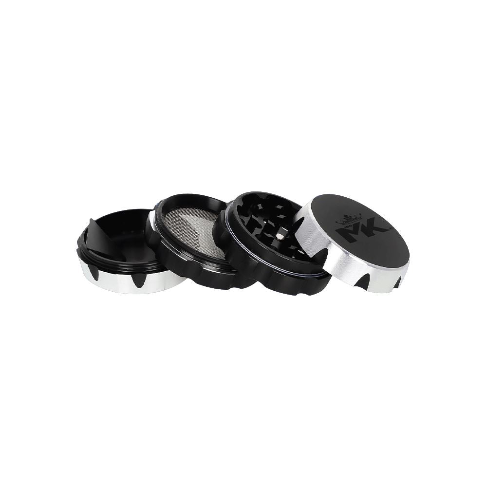 MKGlass MKGR5 Blade 4 Part Premium Grinder Display (6pc Display) Black