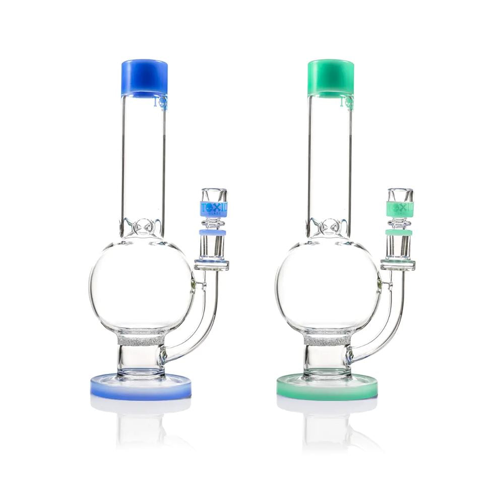 MKGlass TX87 Toxic Frit Perc Globe Water Pipe Kit Group Photo