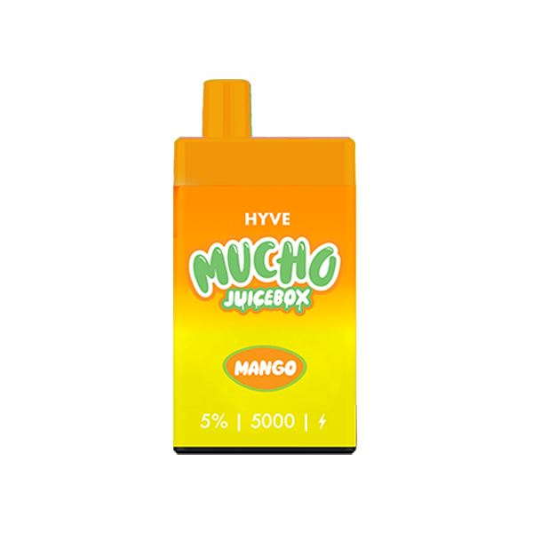 Mucho Hyve Disposable 5000 Puffs 12mL 50mg - Mango