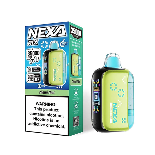 NEXA PIX 35K Disposable miami mint with packaging