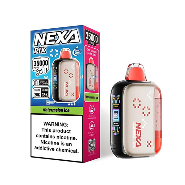 NEXA PIX 35K Disposable watermelon ice with packaging
