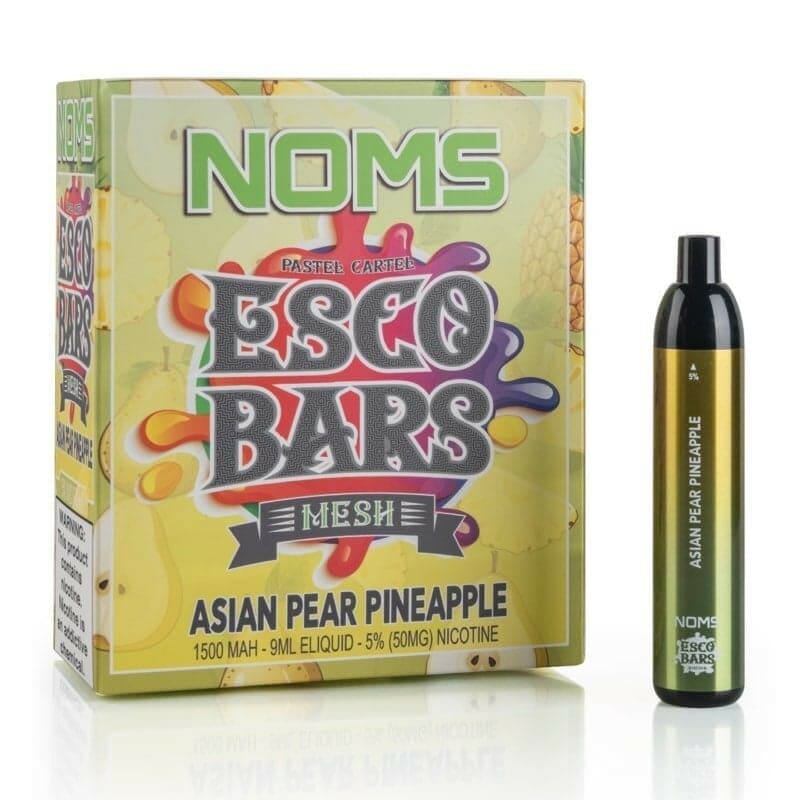 Noms Esco Bars Mesh Disposable | 4000 Puffs | 9mL asian pear nectarine with packaging