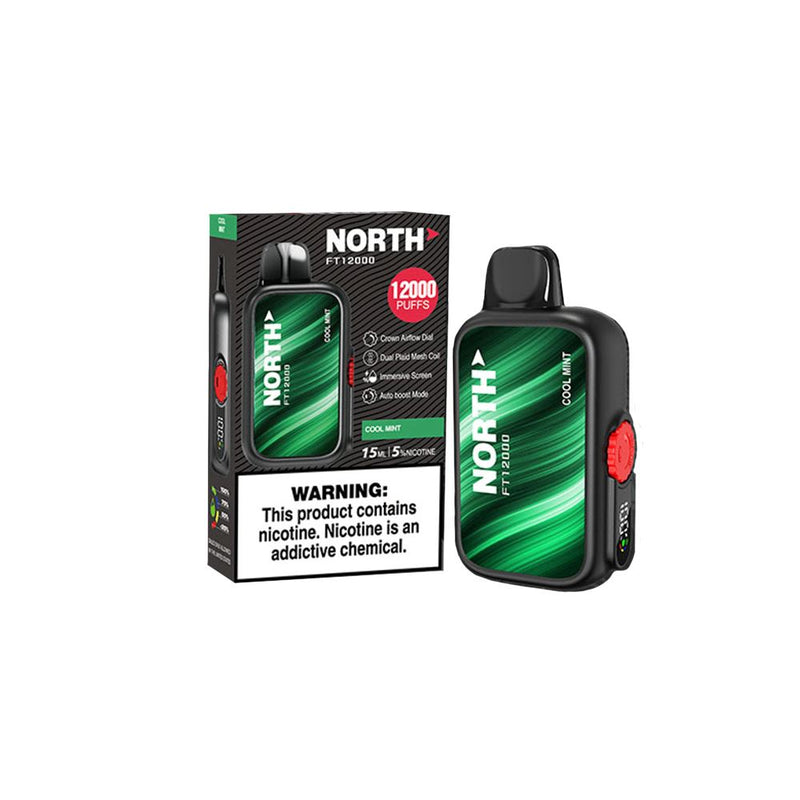 North FT12000 Disposable Cool Mint with packaging
