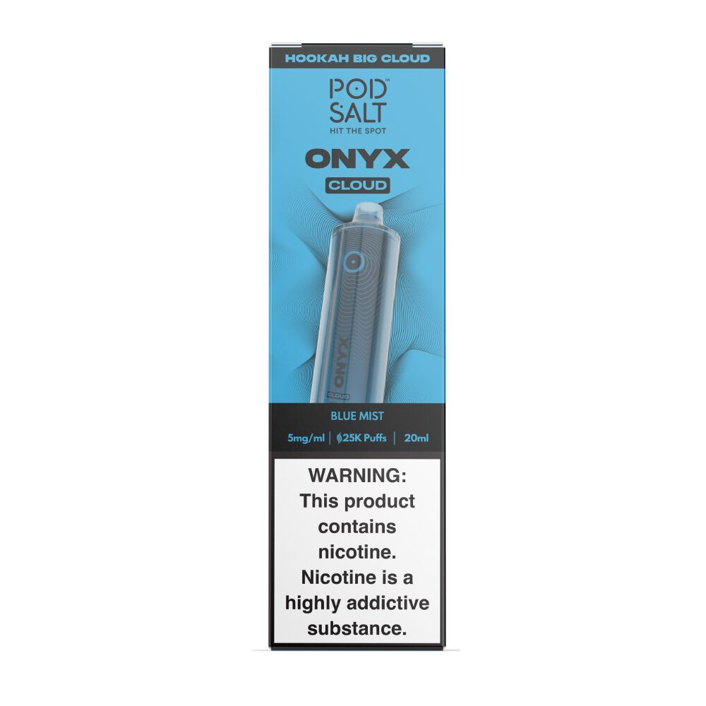 Onyx Cloud 25K Disposable bue mist packaging