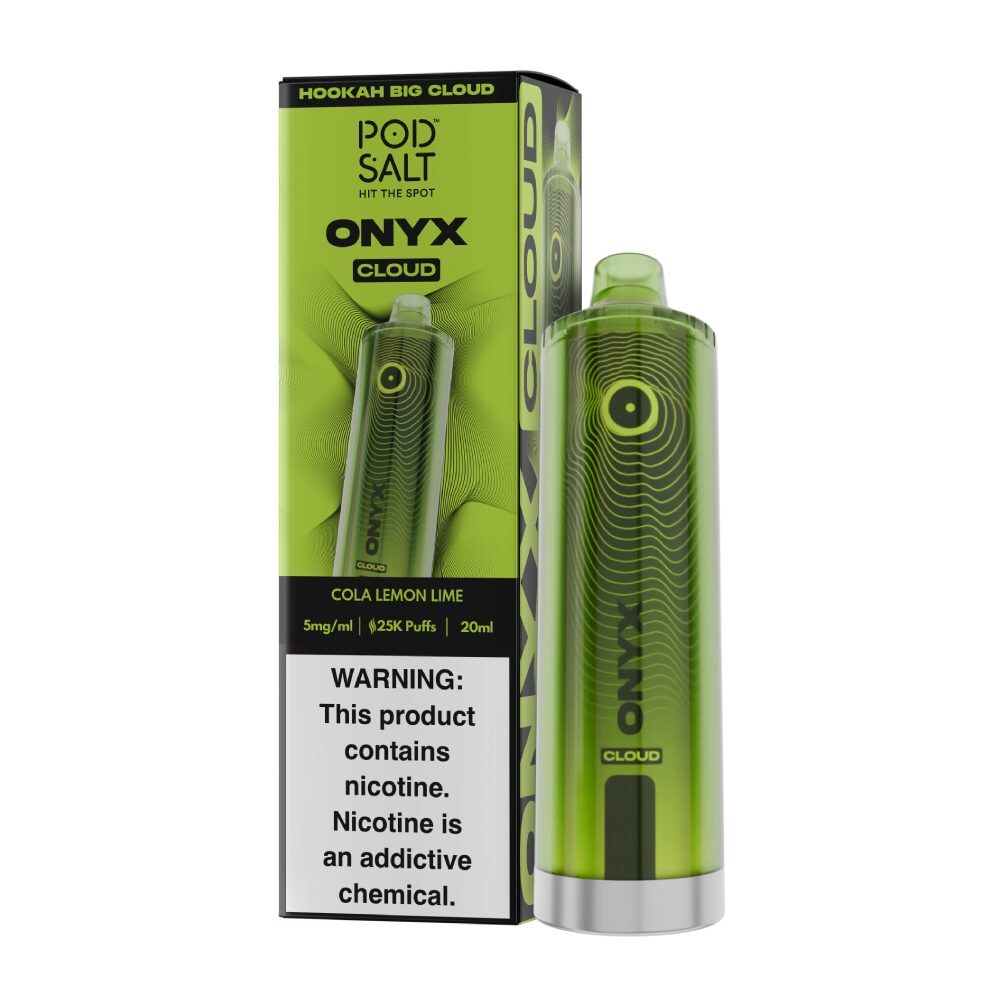 Onyx Cloud 25K Disposable cola lemon lime with packaging
