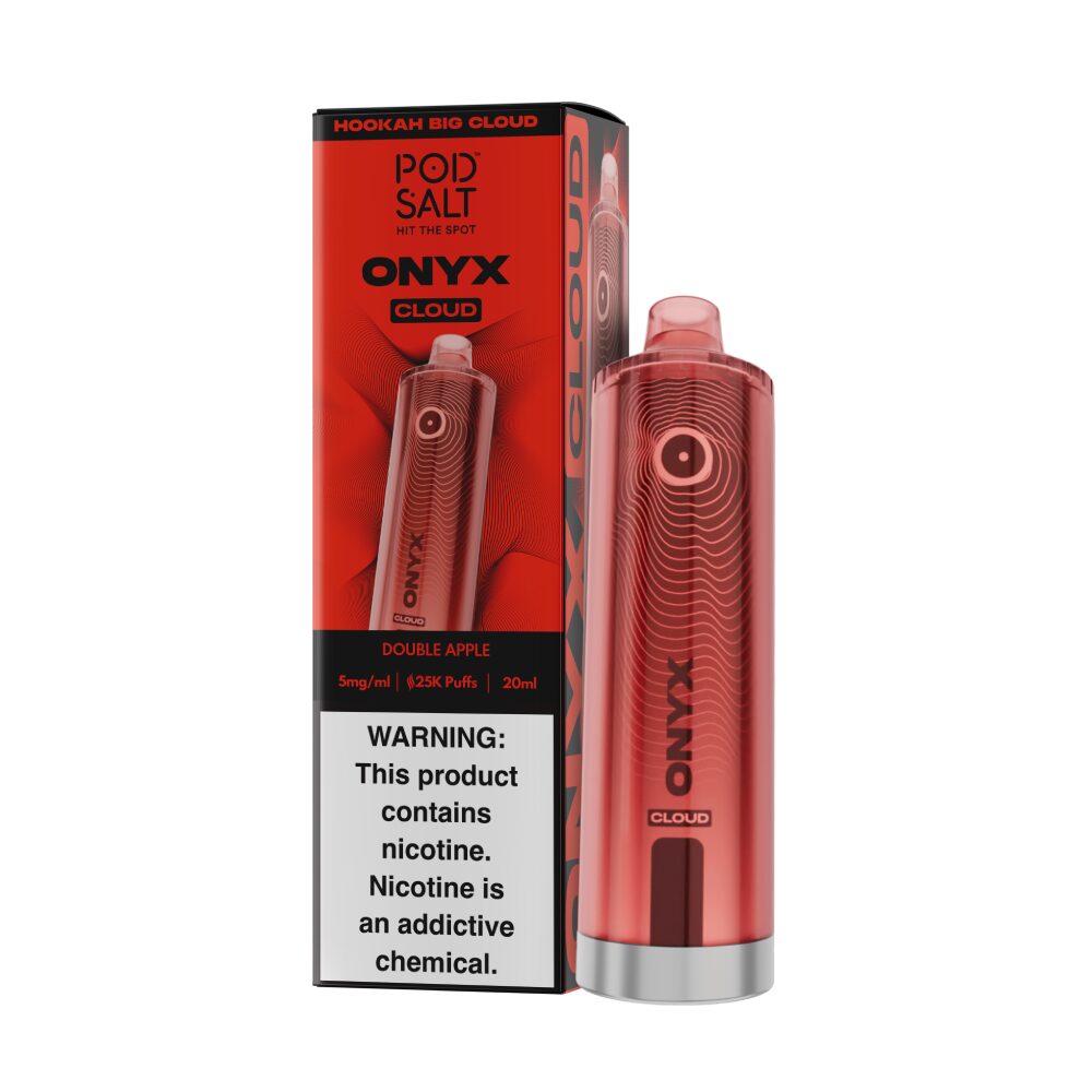 Onyx Cloud 25K Disposable double apple with packaging