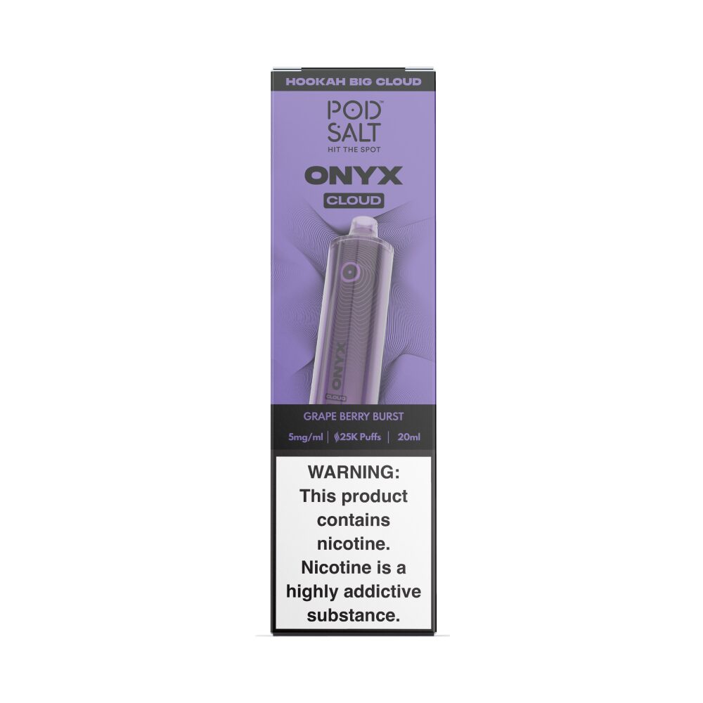 Onyx Cloud 25K Disposable grape berry burst packaging