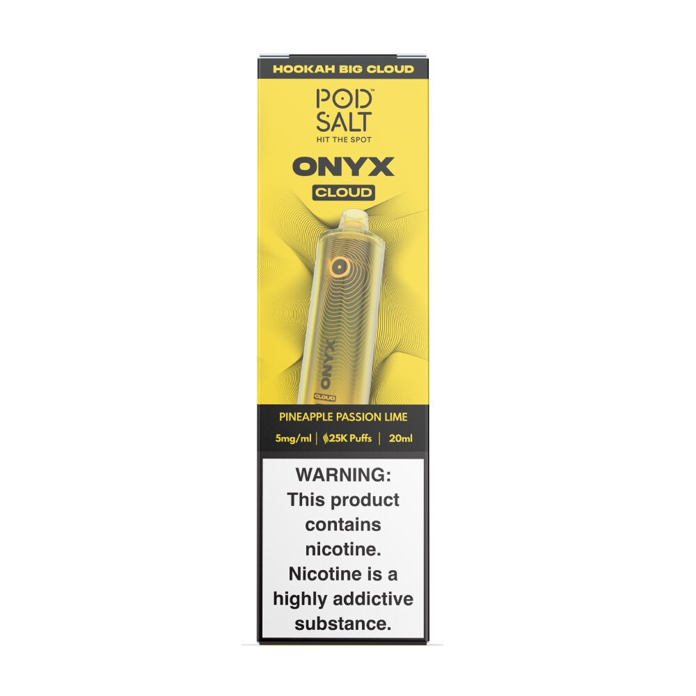 Onyx Cloud 25K Disposable pineapple passion lime packaging