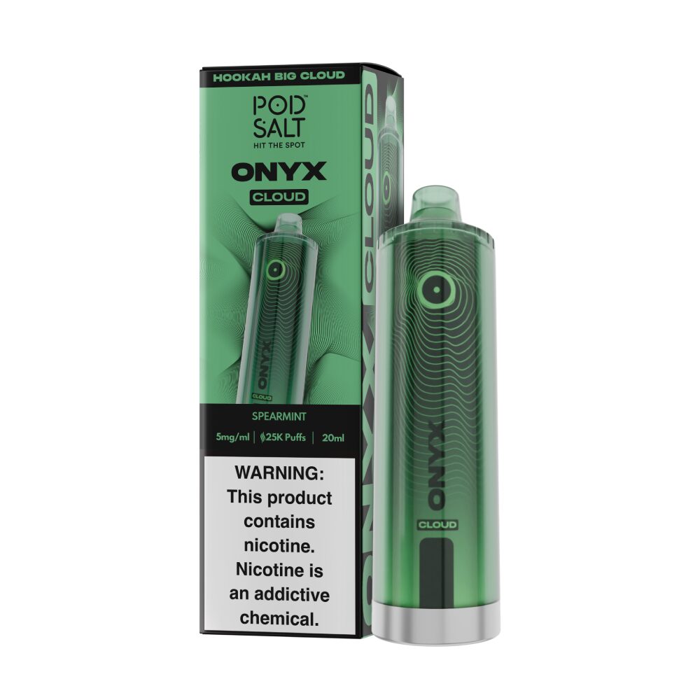 Onyx Cloud 25K Disposable spearmint packaging