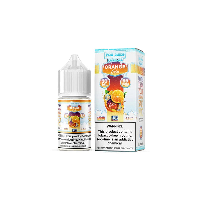 Orange Cola Freeze | Pod Juice Salt TFN Series E-Liquid | 30mL with Packaging