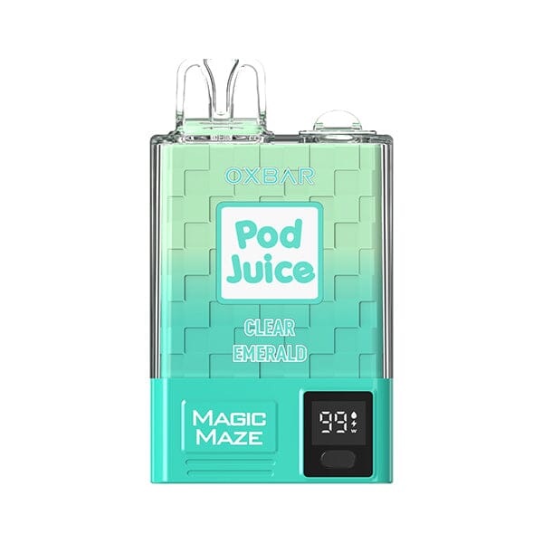 Oxbar Magic Maze Pro Disposable 10000 puffs 18mL 50mg Clear Emerald