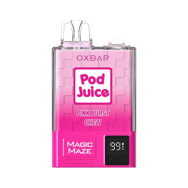 Oxbar Magic Maze Pro Disposable 10000 puffs 18mL 50mg Pink Burst Chew