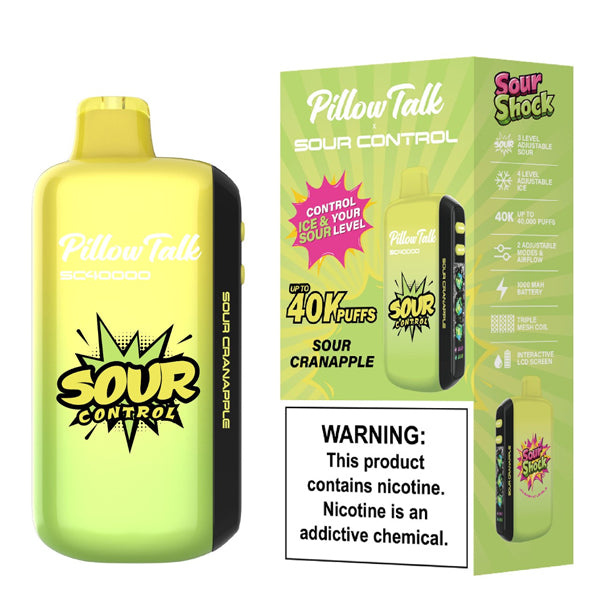 Pillow Talk SC40k Disposable sour cranapple with packaging