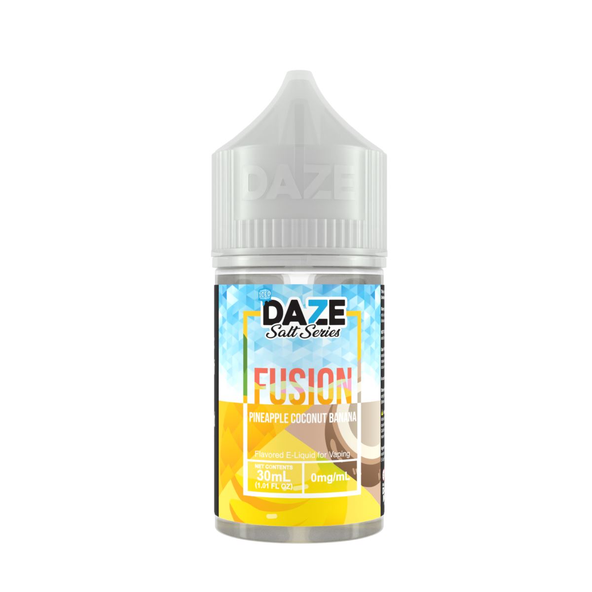 Pineapple Coconut Banana Iced by 7Daze Fusion Salt 30mL Bottle