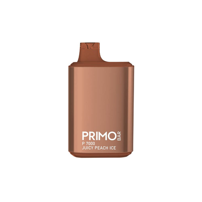 Primo Bar P7000 Disposable 7000 Puffs (14mL) 50mg Juicy Peach Ice