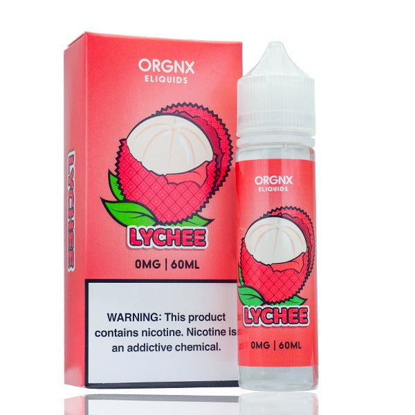 Lychee ORGNX TFN 60mL Bottle with packaging