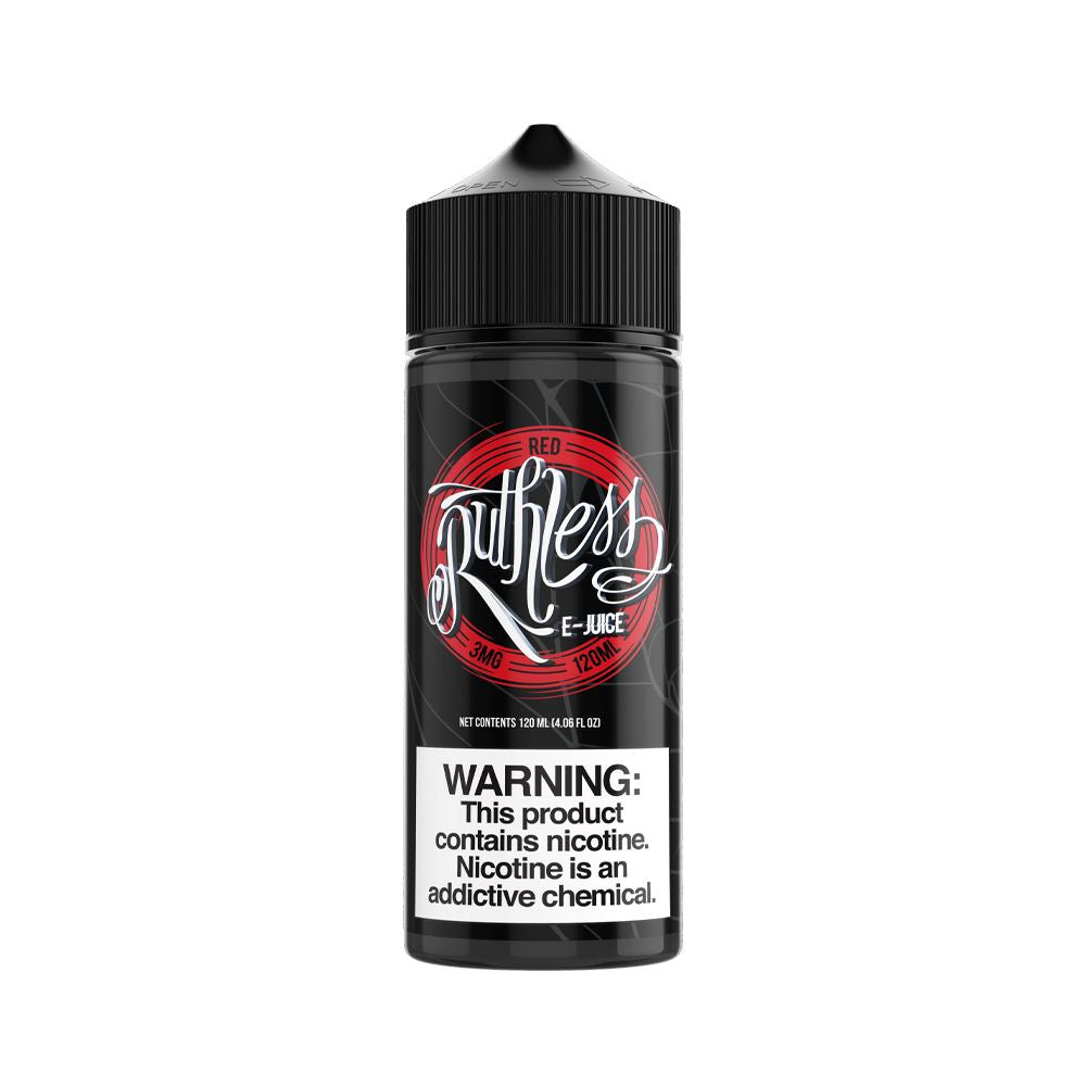 Red by Ruthless E-liquid bottle