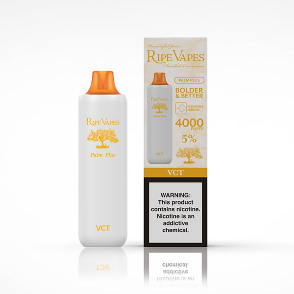 Ripe Vape Palm Plus Disposable vct with packaging