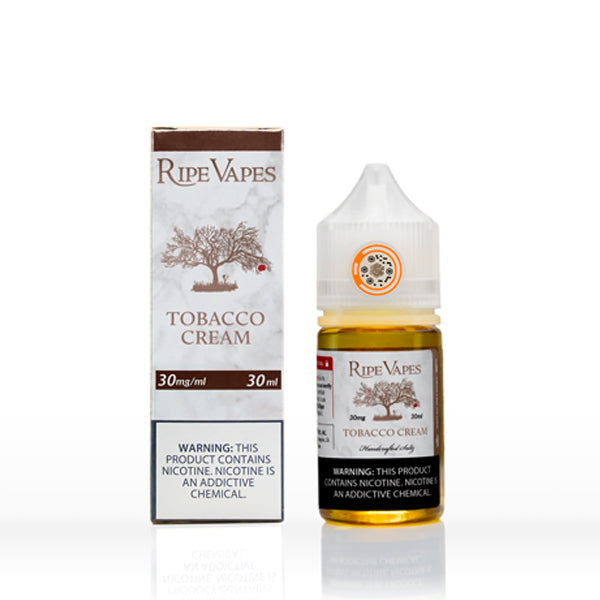 Tobacco Cream Ripe Vapes Salts 30mL with packaging