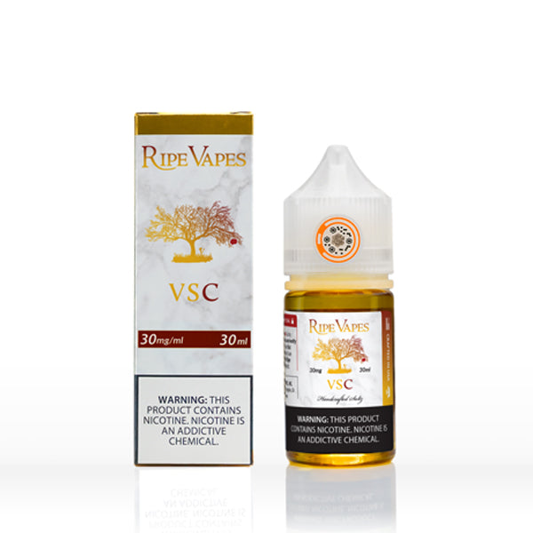 VSC Ripe Vapes Salts 30mL with packaging