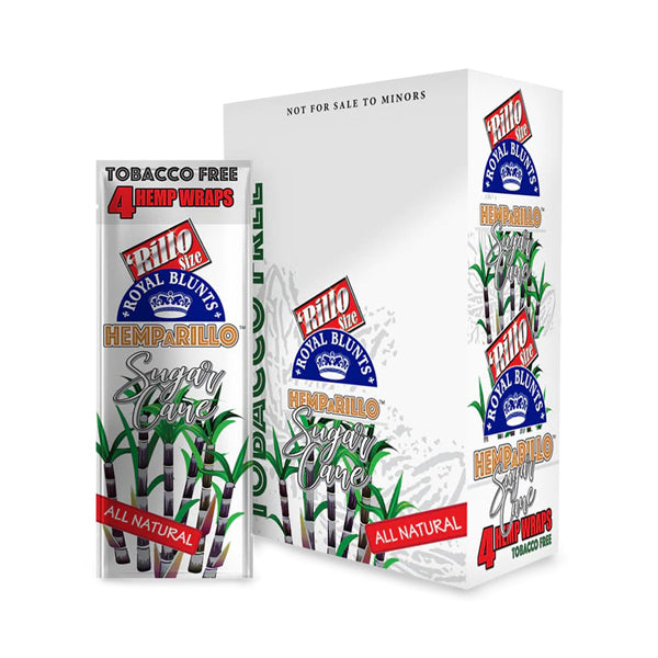 Royal Blunts Hemparillo All Natural sugar cane with packaging