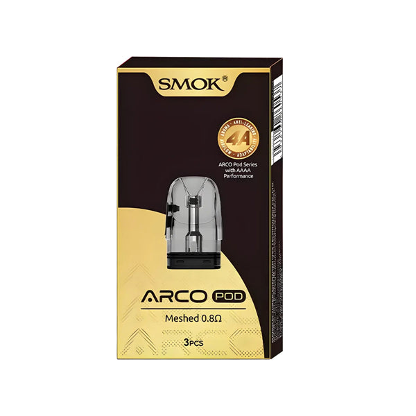 SMOK ARCO Replacement Pods 0.8ohm with packaging