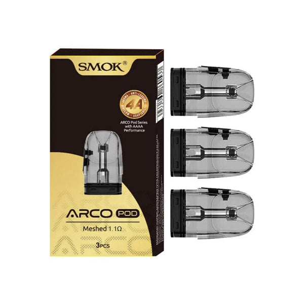 SMOK ARCO Replacement Pods 1.1ohm with packaging