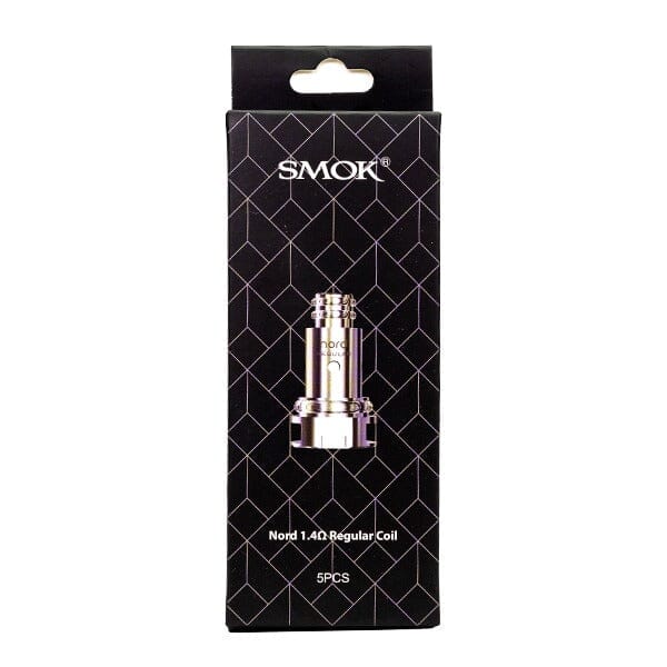 SMOK Nord Replacement Coils (Pack of 5) Nord 1.4 ohm Regular Coil packaging