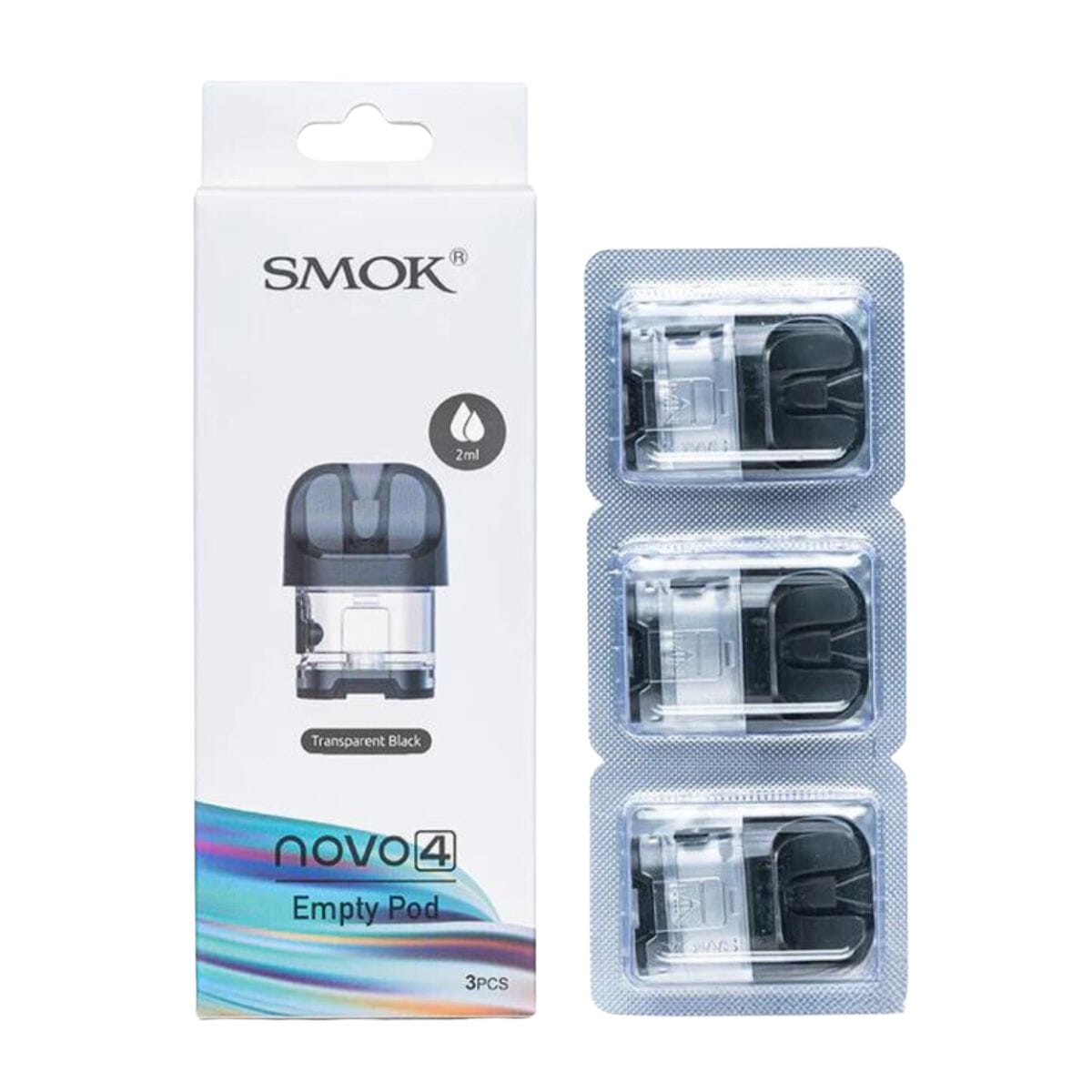 SMOK Novo 4 Replacement Pods | 3-Pack black with packaging
