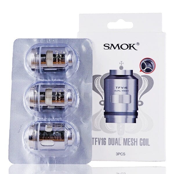 SMOK TFV16 Tank Replacement Coils (Pack of 3) Dual Mesh Coil with Packaging