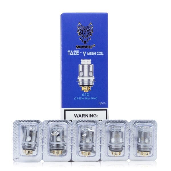 SnowWolf Taze Coils (5-Pack) 0.3ohm with packaging