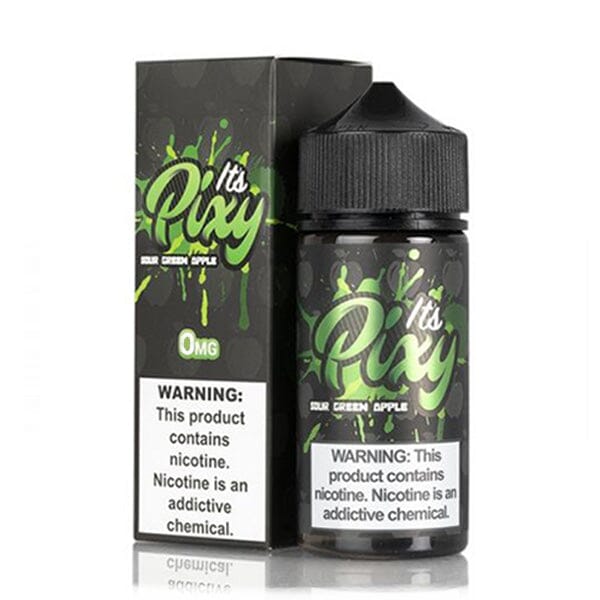  Sour Green Apple by It's Pixy E-Liquid 100ml with packaging
