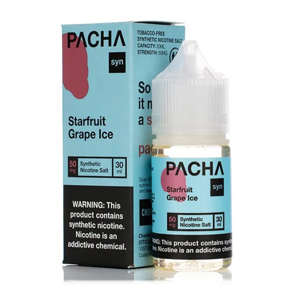  Starfruit Grape Ice by Pacha Mama Salts E-Liquid TFN with Packaging
