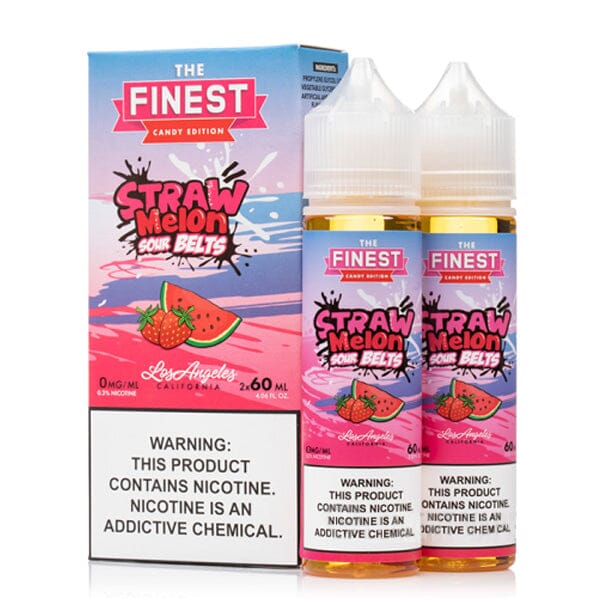 Straw Melon Sour by Finest Sweet & Sour 120ML with packaging