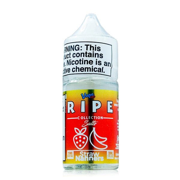 Straw Nanners by Vape 100 Ripe Collection Salts 30ml bottle