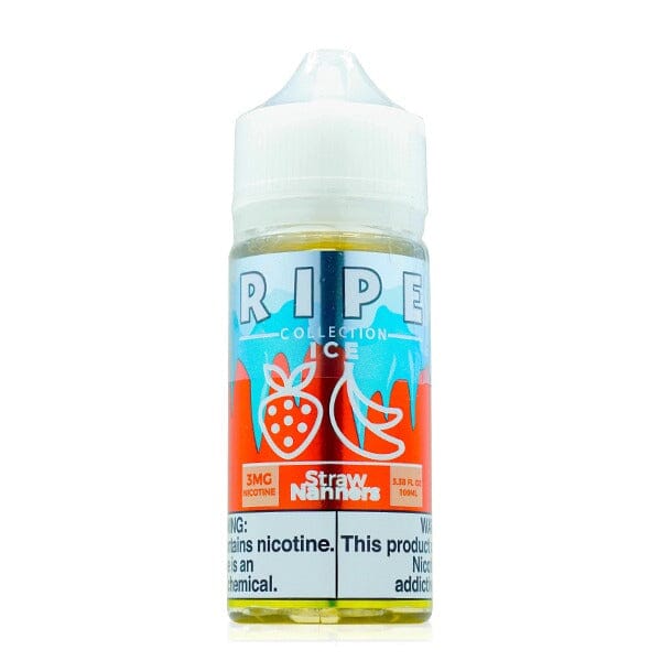 Straw Nanners On ICE by Ripe Collection 100ml bottle