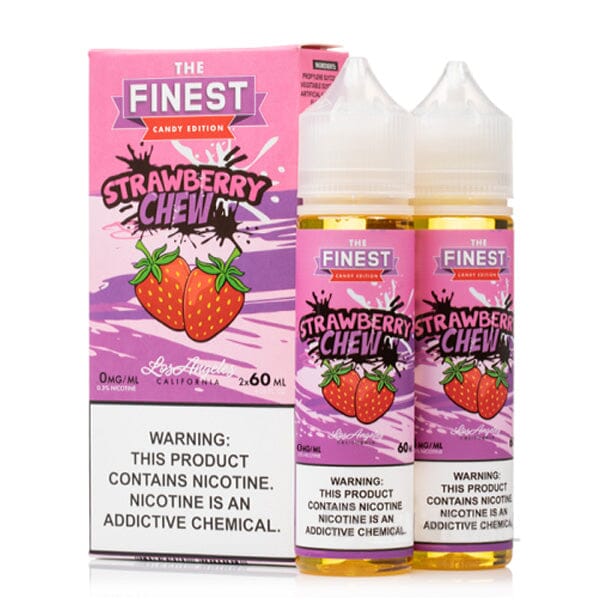 Strawberry Chew by Finest Sweet & Sour 120ML with packaging