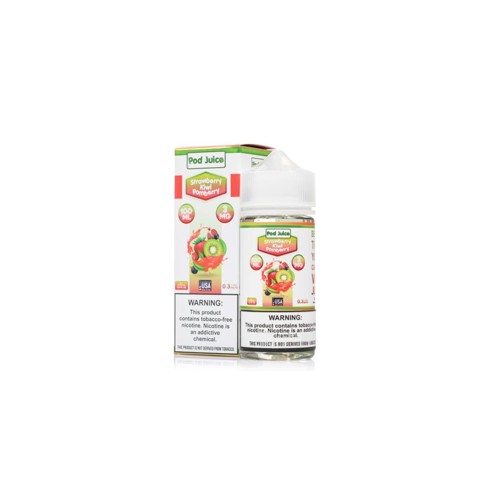 Strawberry Kiwi Pomberry by Pod Juice TFN Series 100mL with packaging