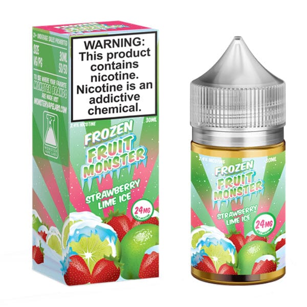 Strawberry Lime Ice By Jam Monster Salts E-Liquid with Packaging