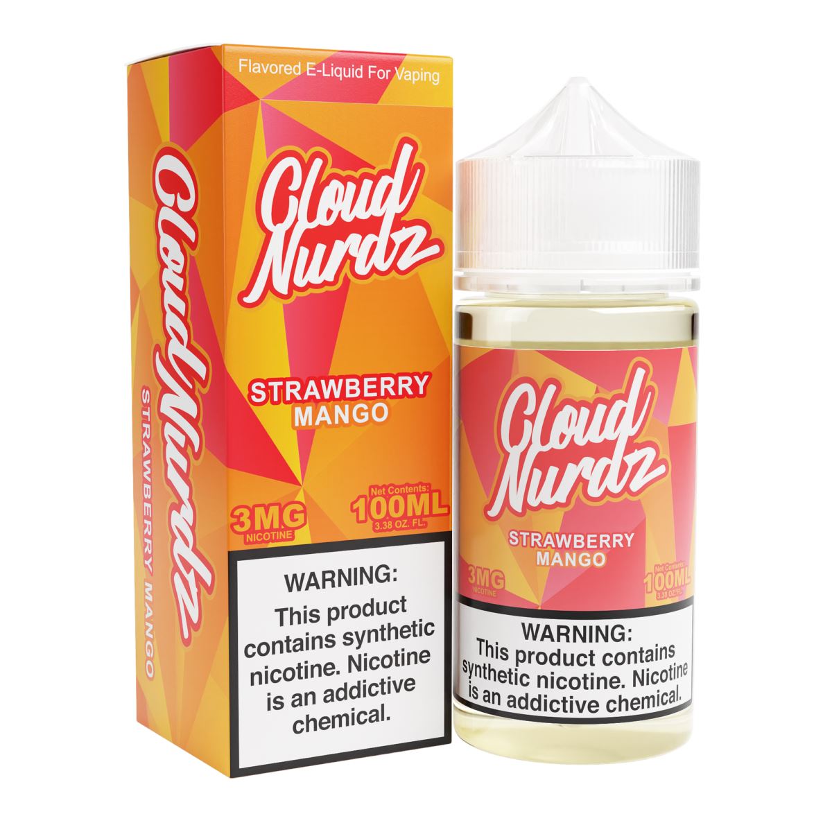 Strawberry Mango by Cloud Nurdz TFN 100ml with packaging