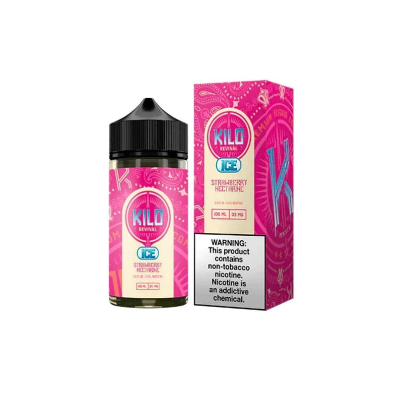 Strawberry Nectarine Ice by Kilo Revival Tobacco-Free Nicotine Series | 100mL with Packaging