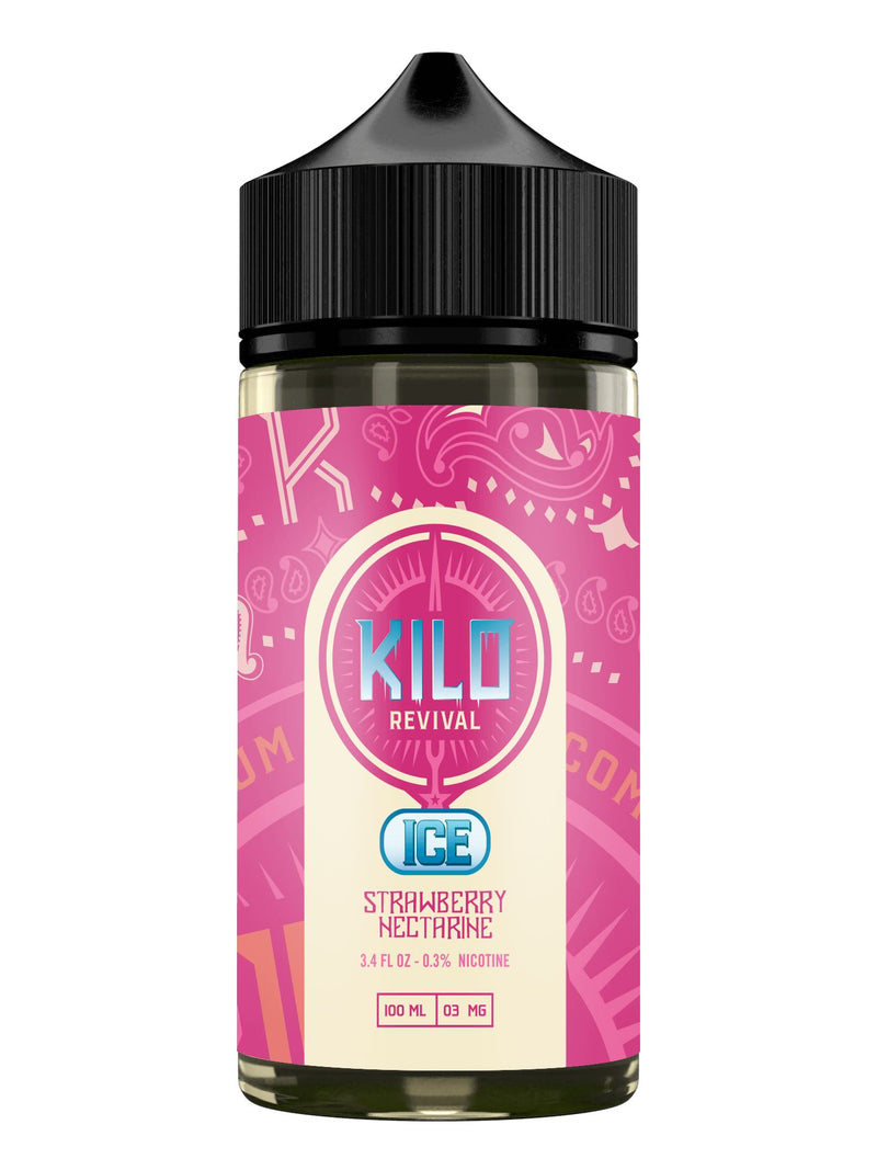  Strawberry Nectarine Ice by Kilo Revival Tobacco-Free Nicotine Series | 100mL Bottle