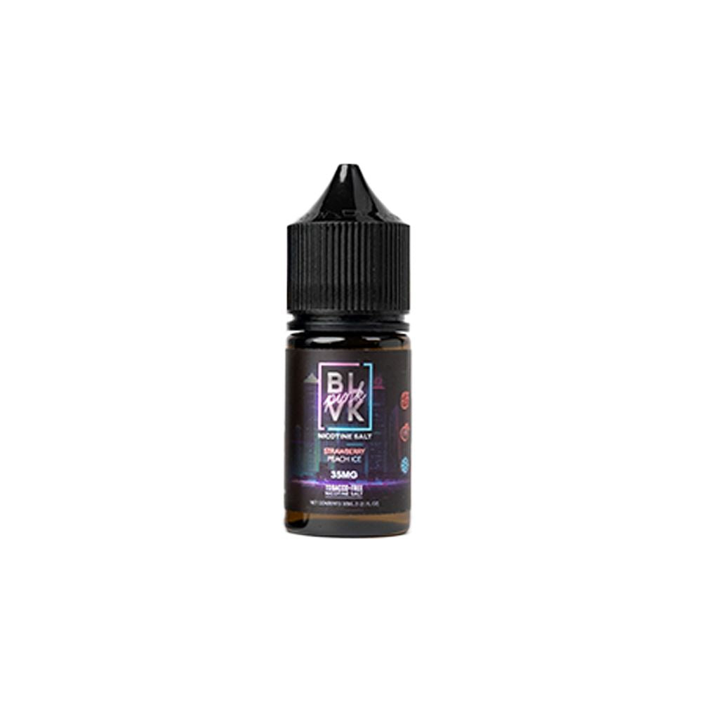 Strawberry Peach Ice (Iced Berry Peach) by BLVK Pink Salt Series 30ml bottle